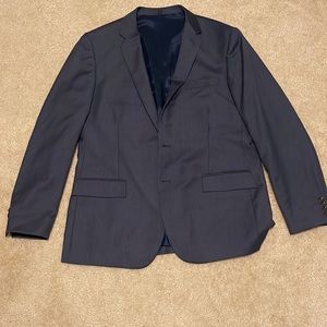 J Crew 3 piece Suit, Navy, worn once.  Excellent condition.